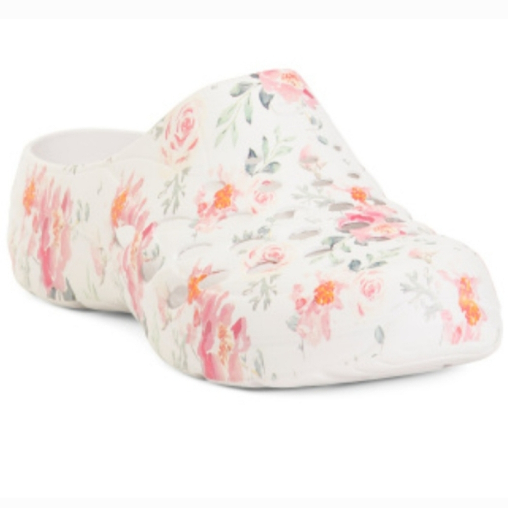 EASY SPIRIT floral clogs BRAND NEW Size 8 🌹 ROSES only 2 left